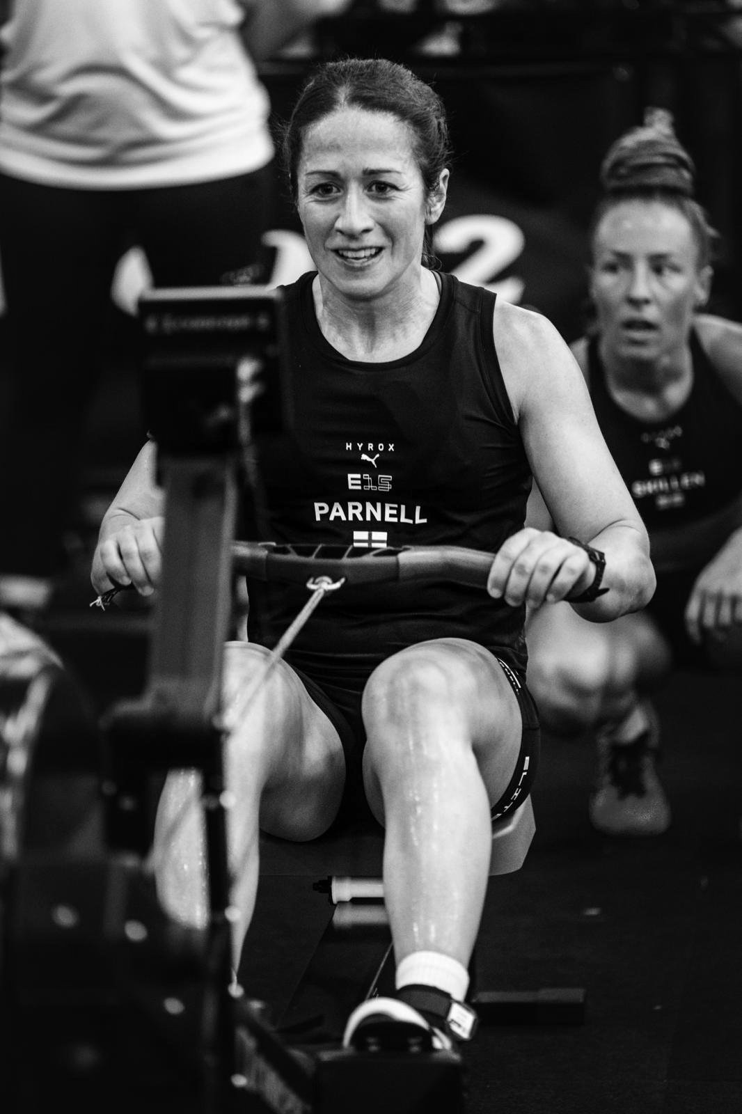 Rowing erg station